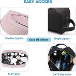 BAGSMART Toiletry Bag for Men, Travel Toiletry Organizer Dopp Kit Water-resistant Shaving Bag for Toiletries Accessories, Black - Image 5